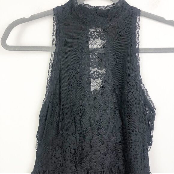 FREE PEOPLE | Verushka Lace Button Back Dress Sz 2 - Picture 8 of 14